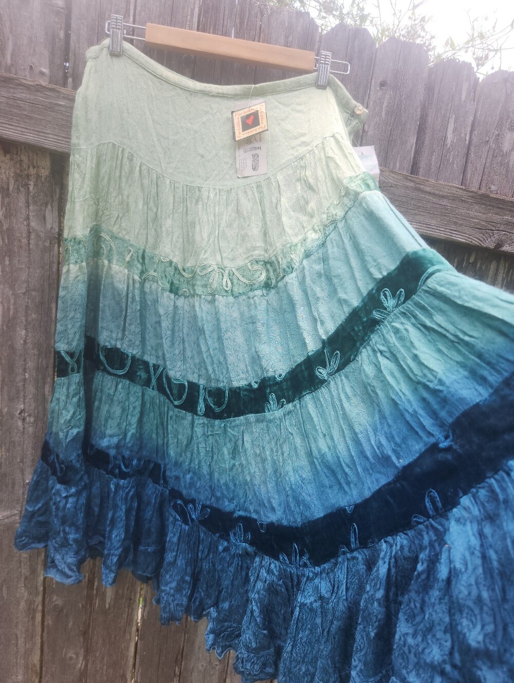 Vintage Y2k Forbidden Whimsigoth Maxi Skirt